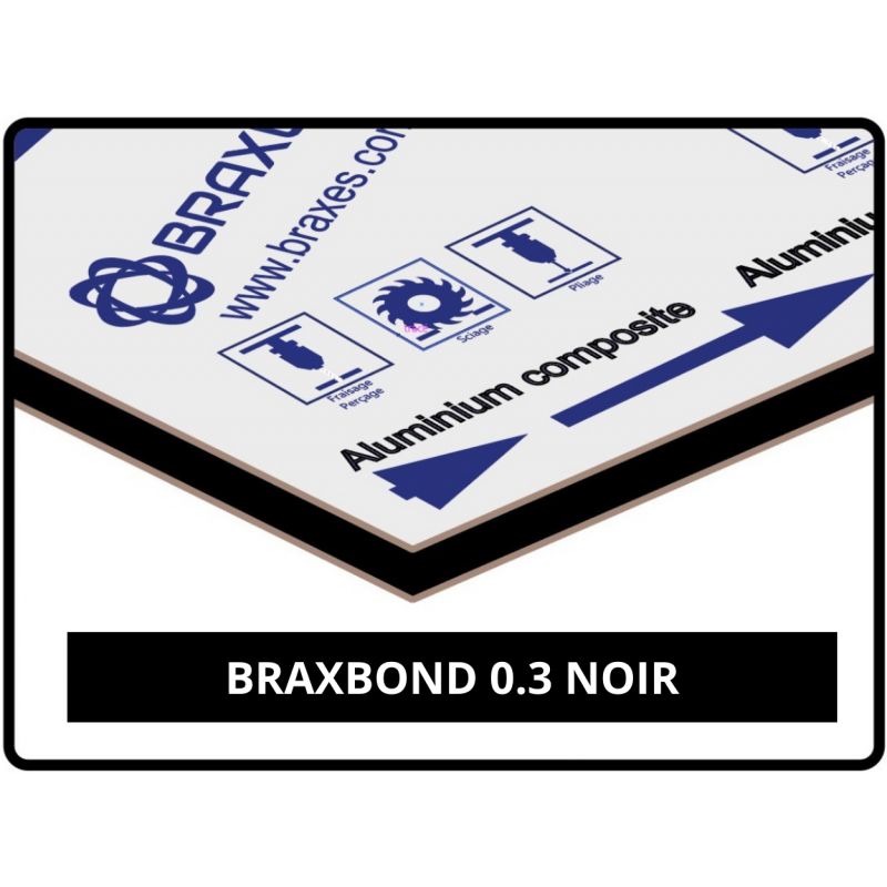 BRAXBOND AL0.3 - Noir - Brillant/Mat