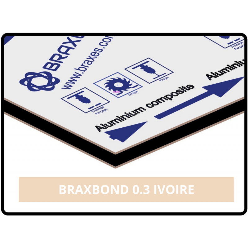 BRAXBOND AL0.3 - Ivoire - Brillant/Mat