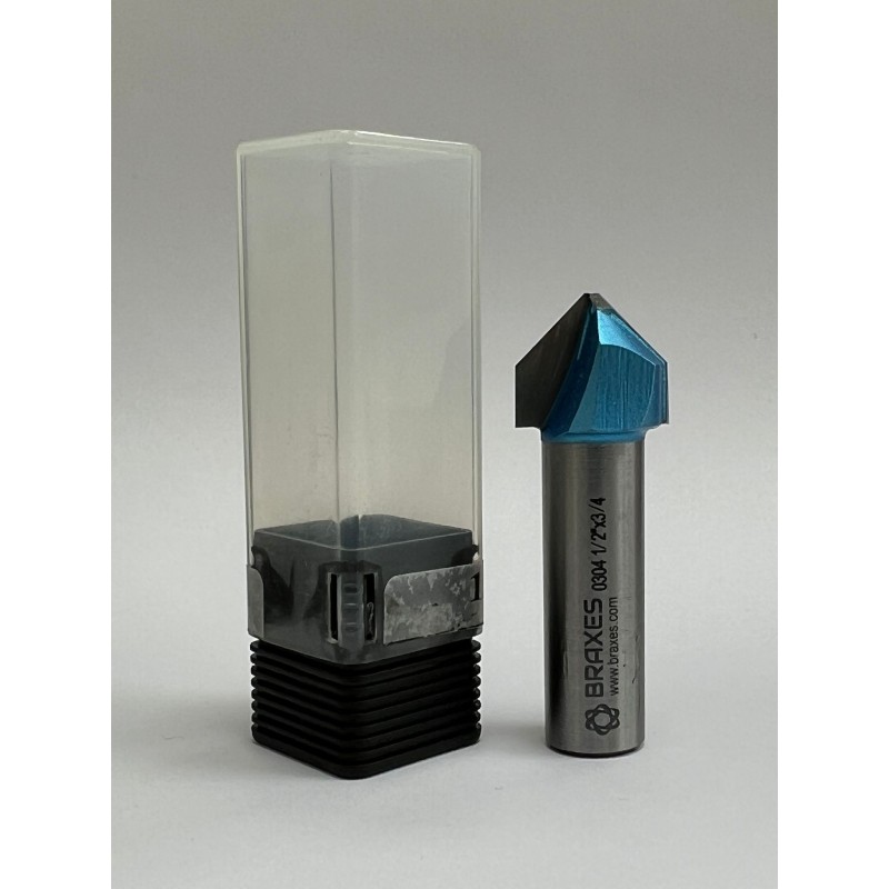 Fraise de rainurage en V - 90°