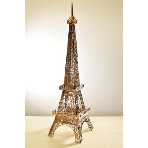 Tour Eiffel en bois personnalisable – Kit à monter